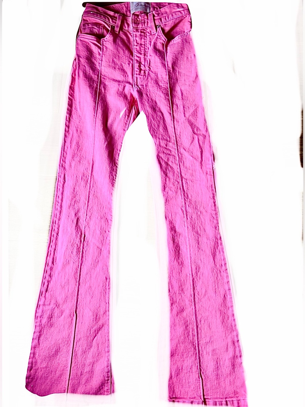 Women’s Revice Bright Pink Flared Jeans